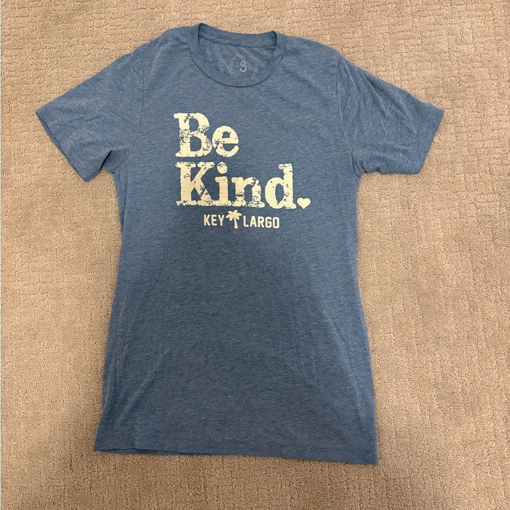 Women’s “Be Kind. Key Largo” Blue T-Shirt - Small
